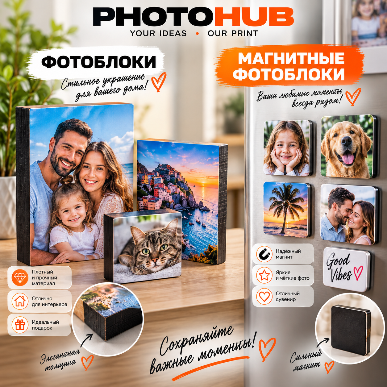 photo blocks and magnetic photo blocks
